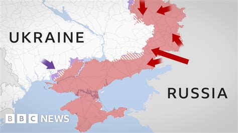 Russian officials say the missiles can reach targets some 1,240 miles away, according to the BBC. . Ukraine war map bbc